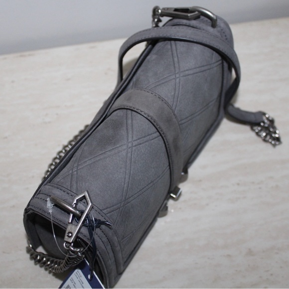 Rebecca Minkoff Grey Love Crossbody Bag - Picture 9 of 16